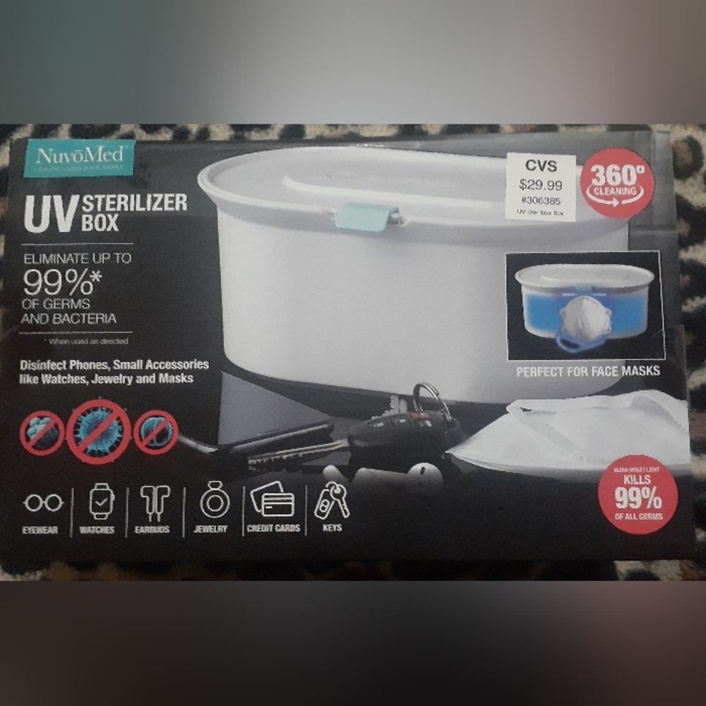 NuvoMed UV Sterilizer Box